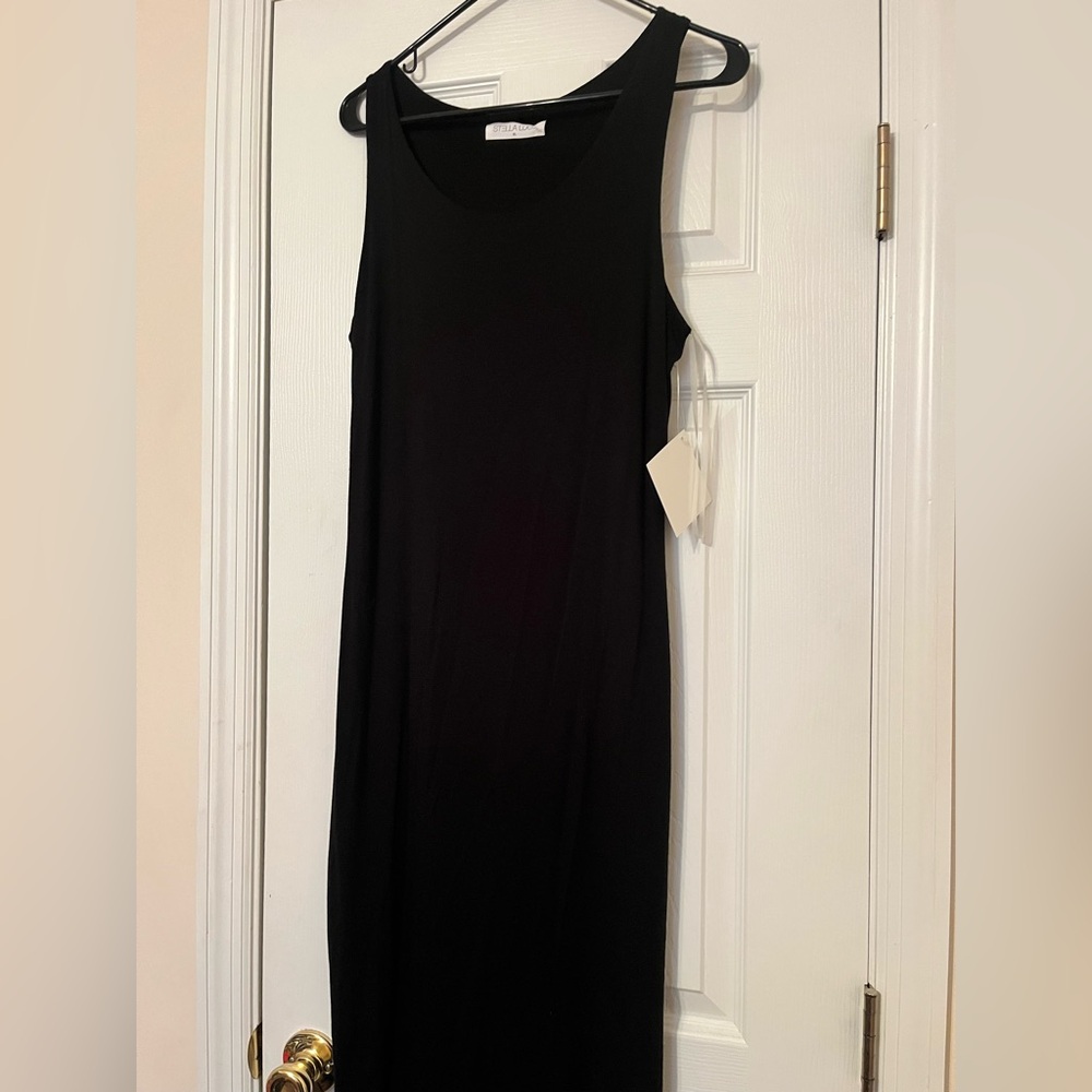Sleeveless Black Maxi Dress